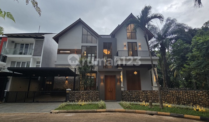 Rumah Kuldesak Design Balinese Resort Full Marmer Di Puspita Loka Bsd