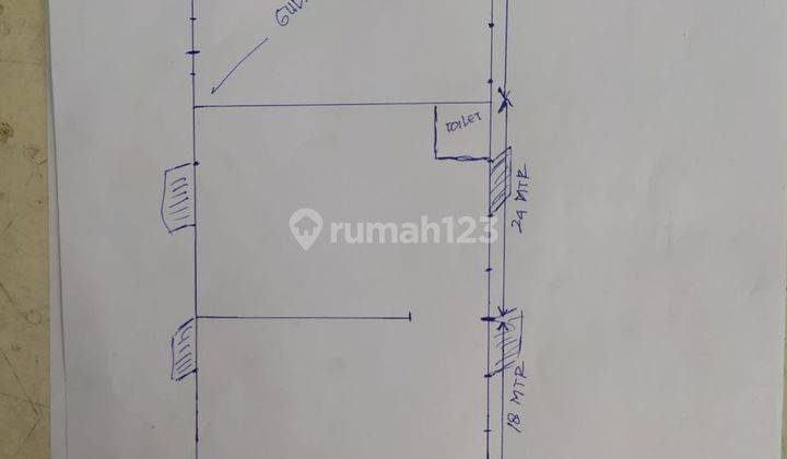 Dijual Tanah + Bangunan Pasar Ciseeng 1