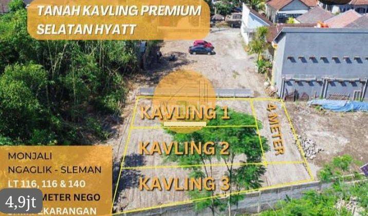 Luasan 100 Tanah Palagan Dekat Hyatt Ugm Kavling SHM Siap Bangun 1