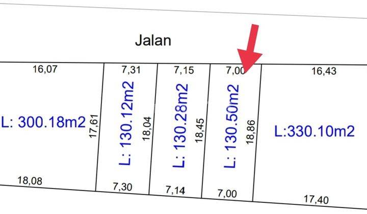 Strategis Tanah Kavling Kecil Utara Pasar Rejodani Jalan Palagan 2