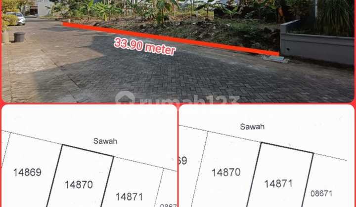 Dijual Tanah Perum Merapi Regency Siap Bangun Harga 6 Jutaan