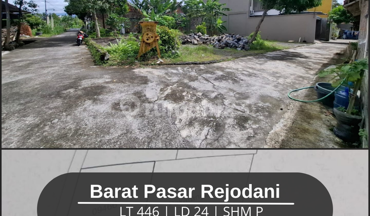 Dijual Tanah Barat Pasar Rejodani Jalan Palagan SHM 3 Jutaan