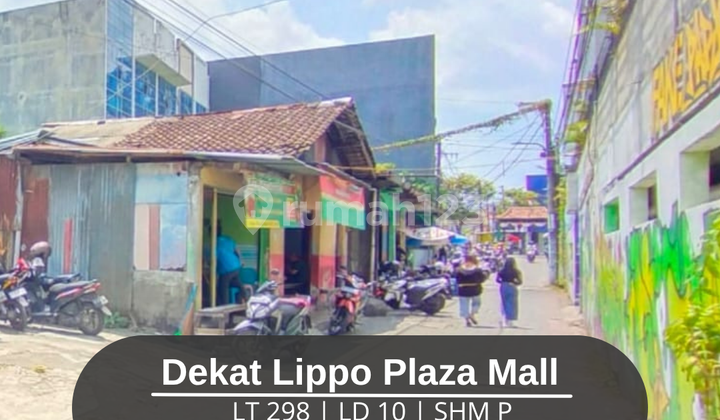 Strategis Tanah Samping Lippo Plaza Demangan 298 M2 Harga Nego