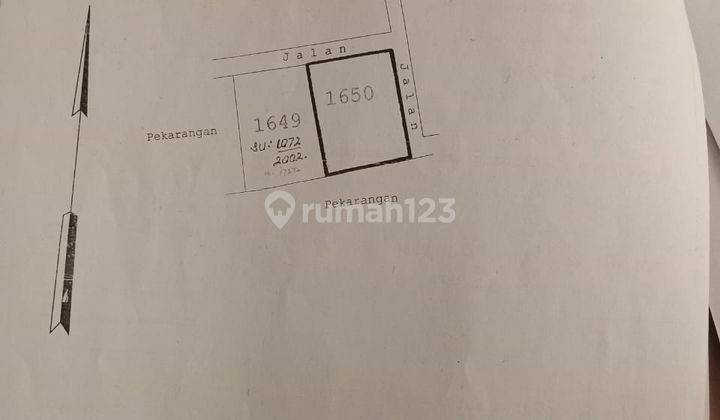 Strategis Jalan Besi Jangkang Tanah Pekarangan Kosong Dekat Uii 2