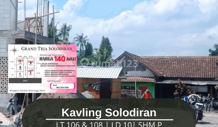 Tanah Kavling 1 Jutaan Area Manisrenggo Klaten Dekat Prambanan 1