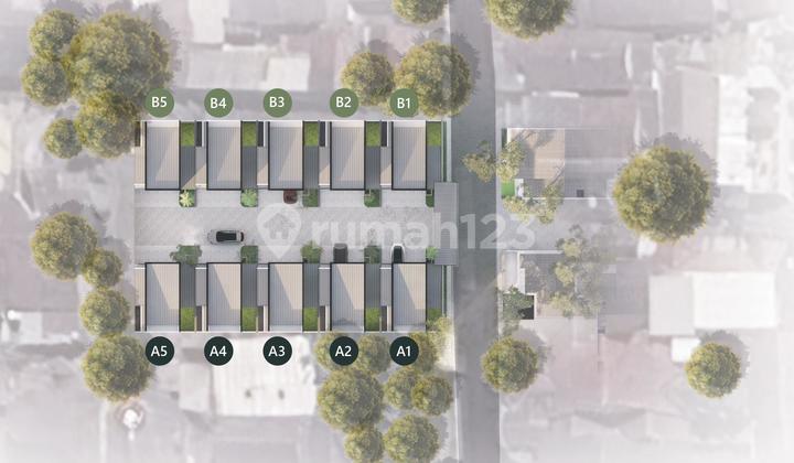 Dalam Cluster One Gate Rumah Kontemporer Maguwo Dekat Hermina 2