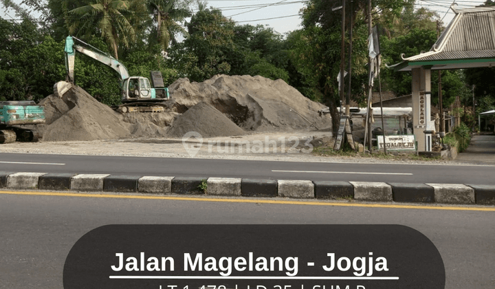 Tanah Murah Pinggir Jalan Raya Magelang Jogja SHM Salam Nego 1