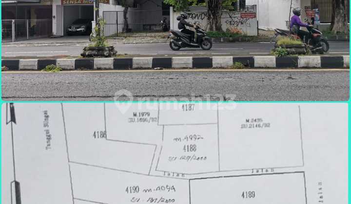 Tanah dan Bangunan SHM Dekat Sch Mall Pinggir Jalan Magelang