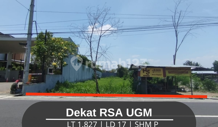 Side of Sleman Regency Road, Land Plot Near RSA UGM