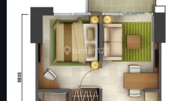 Dijual Cepat Dan Murah Apartemen Csa De Parco Bsd City 2