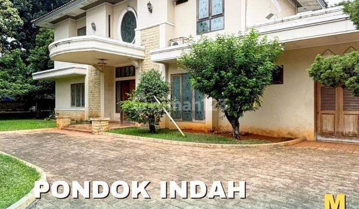 Rumah Lama, Tanah Luas, Bangunan 2 Lantai Siap Huni. Pondok Indah 1