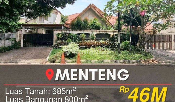 For Sale Menteng
lokasi Premium Area Ring 1
jalan Lebar & Tenang
 1