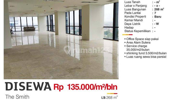 Office Space Di The Smith Building, Area Alam Sutra 1