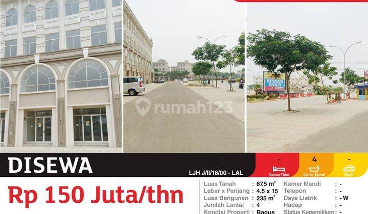 Disewa Ruko Gandeng 2 Greenlake Jakarta Barat 1