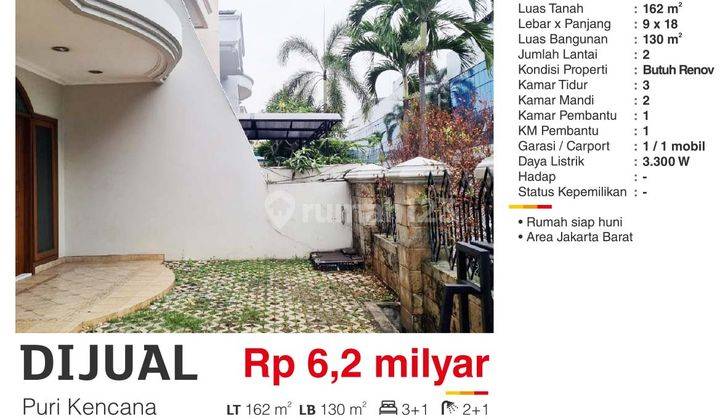 Rumah Daerah Puri Kencana Jakarta Barat 2