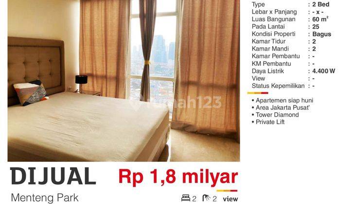 Apartment Menteng Park Daerah Menteng Jakarta Pusat 2