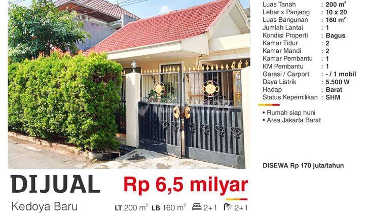 Rumah Kedoya Baru Daerah Jakarta Barat 1