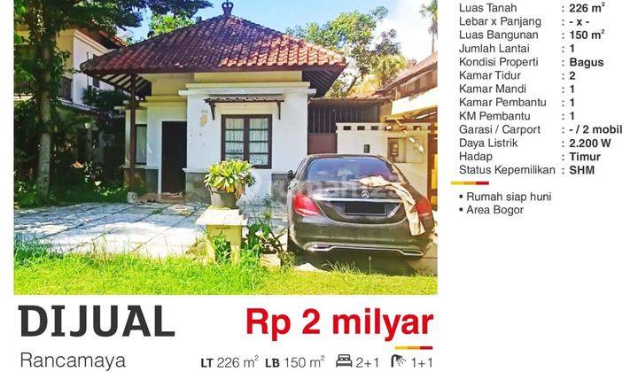 Rumah Daerah Rancamaya Area Bogor Jawa Barat  1