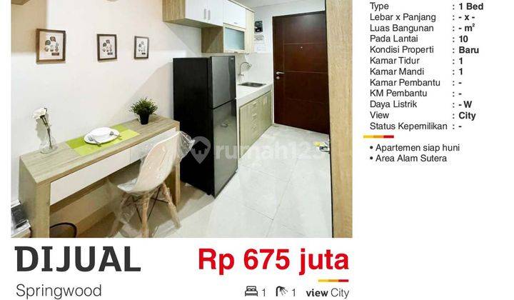 Apartement Springwood, Area Alam Sutra. Lokasi Strategis 1