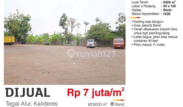 Kavling Siap Bangun Di Tegal Alur, Kalideres Jakarta Barat 2