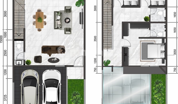 Tipe Alindra - Hunian Mewah 2 Lantai di Kuta Amerta Soreang (LT 105 / LB 124)  Lokasi Premium 2