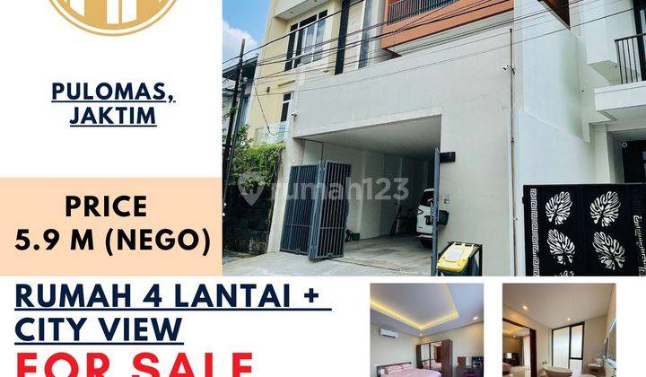 Rumah mewah 4 lantai di Jakarta Timur  1