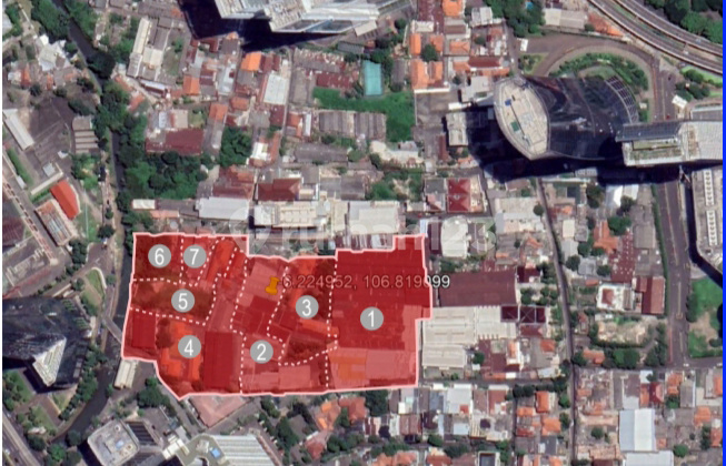 Tanah lt 37648 M2 di Gatot Subroto Jakarta Selatan Murah Tanah lt 37648 M2 di Gatot Subroto Jakarta Selatan Murah