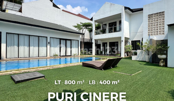 House in Puri Cinere Complex, Modern Tropical Luxury with Private Pool