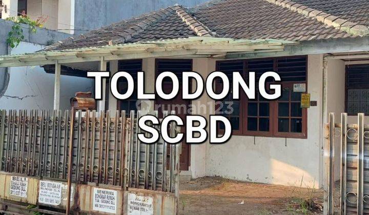  rumah itung tanah di belakang SCBD jarang Ada. 1