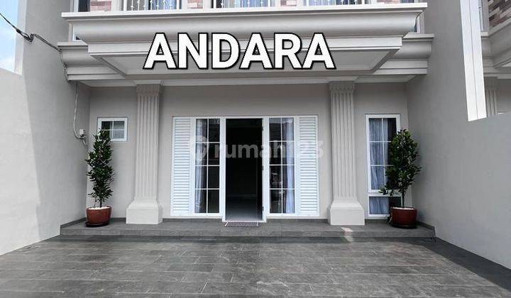 Disewa rumah baru fresh siap huni dalam komplek di Andara 1