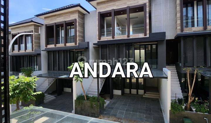 Rumah dalam cluster d di Andara 3 Lantai,lokasi samping toll andara 2