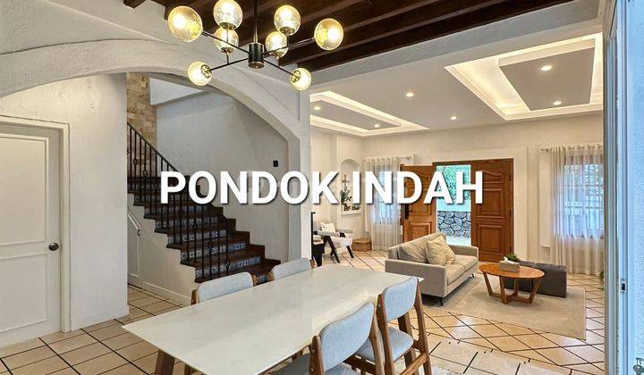 Rumah di pondoj indah full furnised siap huni  1