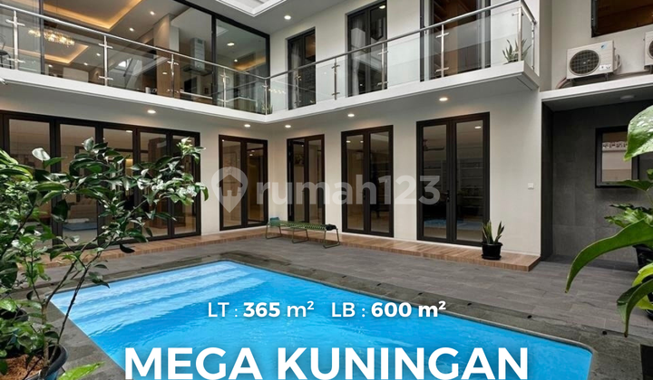 Rumah Full Renovasi di Mega Kuningan Dalam Komplek Exculsive One Gate SHM Jakarta Selatan