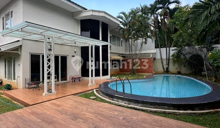 Rumah Pondok Indah Hitung Tanah Row Jalan Besar Shm