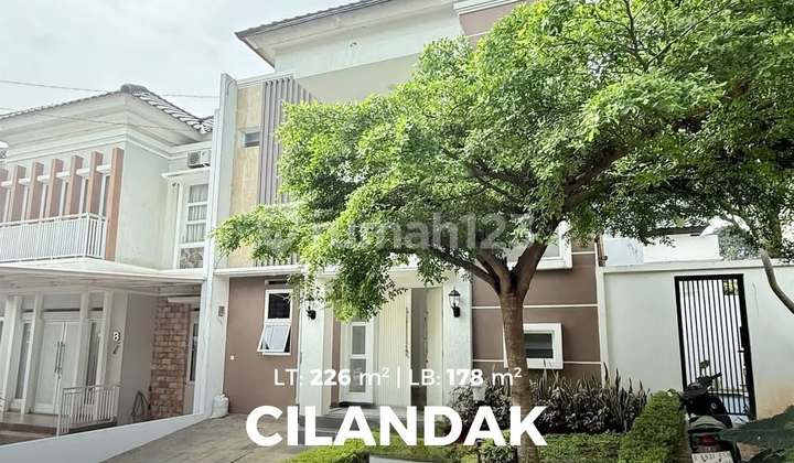 Rumah Dicilandak Dalam Cluster Ada Kolam Renang Dekat Sekolah Al-Jabar Islamic School SHM