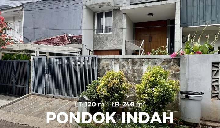 Rumah furnised shm di pondok indah dekat pim2 harga menarik