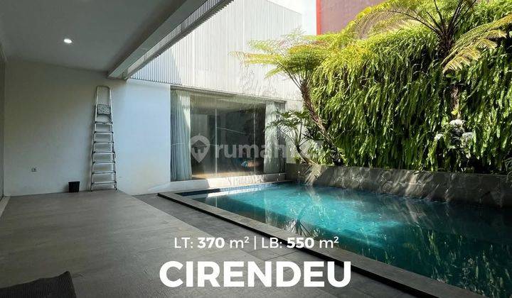 Rumah Modern Ada Pool Siap Huni Di Cirendeu Shm 1