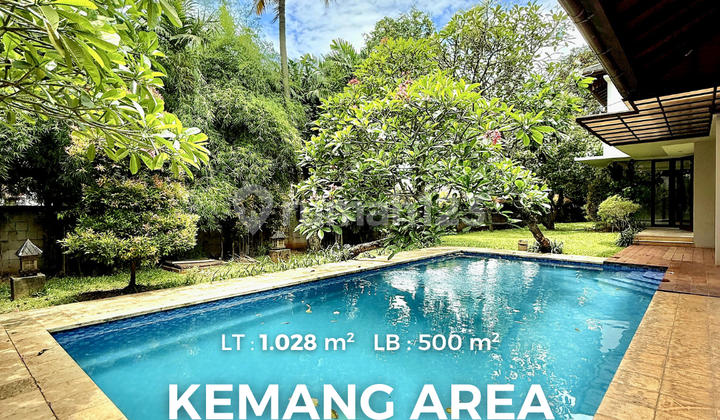 Ready-to-Live Resort House with Pool in Kemang, South Jakarta, Freehold, Flood-Free