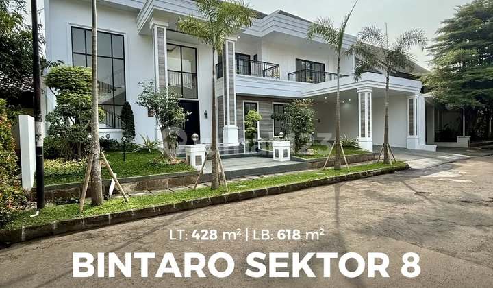 New House Ready to Live In with Private Swimming Pool in Bintaro Sector 8, SHM