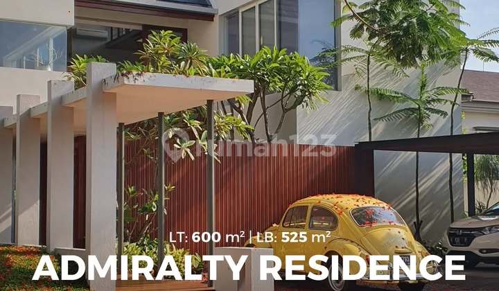 Admiralty Residence Cluster House in the One Bellpark Fatmawati Area with SHM (Certificate of Ownership)