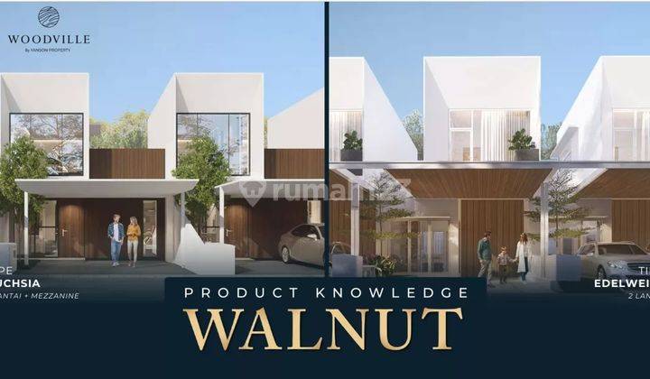 Jual Rumah Woodville Residence Cluster Walnut  1