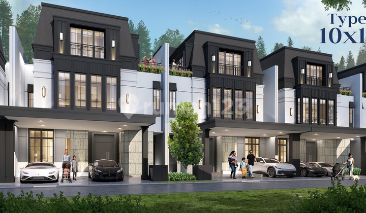 Dijual Murah Rumah 3 Lantai di Pusat Kota Gading Serpong