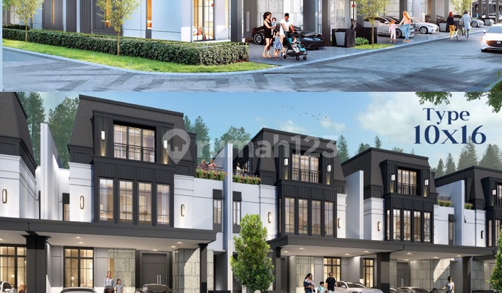 Dijual Rumah Baru 3 Lantai Ditengah Kota Gading Serpong