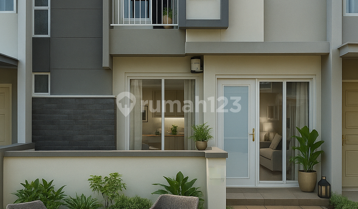 Jual Rugi Rumah Depan Pool, The Springs Cluster Canary Gading Serpong 