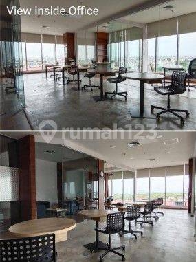 Disewakan Gold Coast Office Fully Furnish 138m2 Pik 2