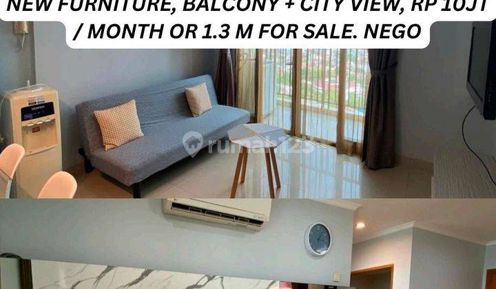 JUAL APARTEMEN HAMPTON PARK FULL FURNISH TYPE 2 BEDROOM SIAP HINU 1