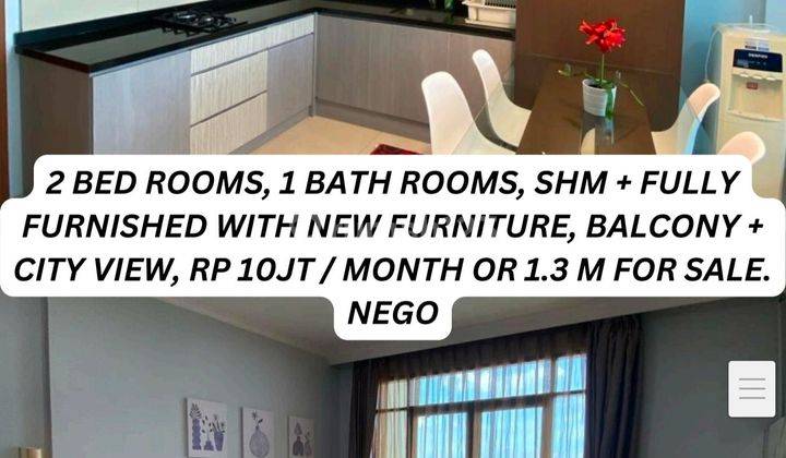 Disewakan Apartemen Hampton Park Type 2 bedroom Fully Furnished Siap huni 1