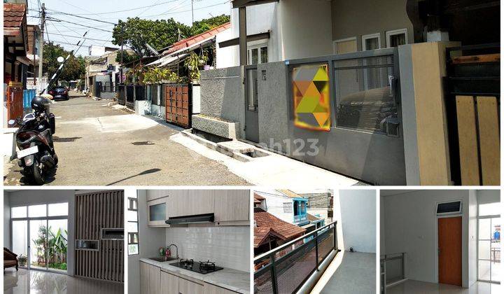 Rumah baru siap huni di Jl Jupiter Margahayu metro SHM 2 Lantai 1