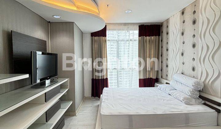 CANTIK APARTEMEN CENTRAL PARK 2 BR + FULL FURNISHED LANTAI SEDANG  VIEW CITY SELATAN 2