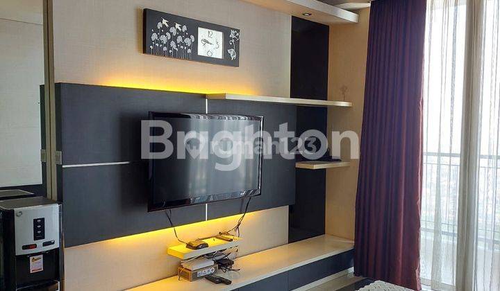 APARTEMEN ANCOL MANSION 1 BEDROOM FURNISHED RAPI LANTAI TINGGI VIEW CITY 1